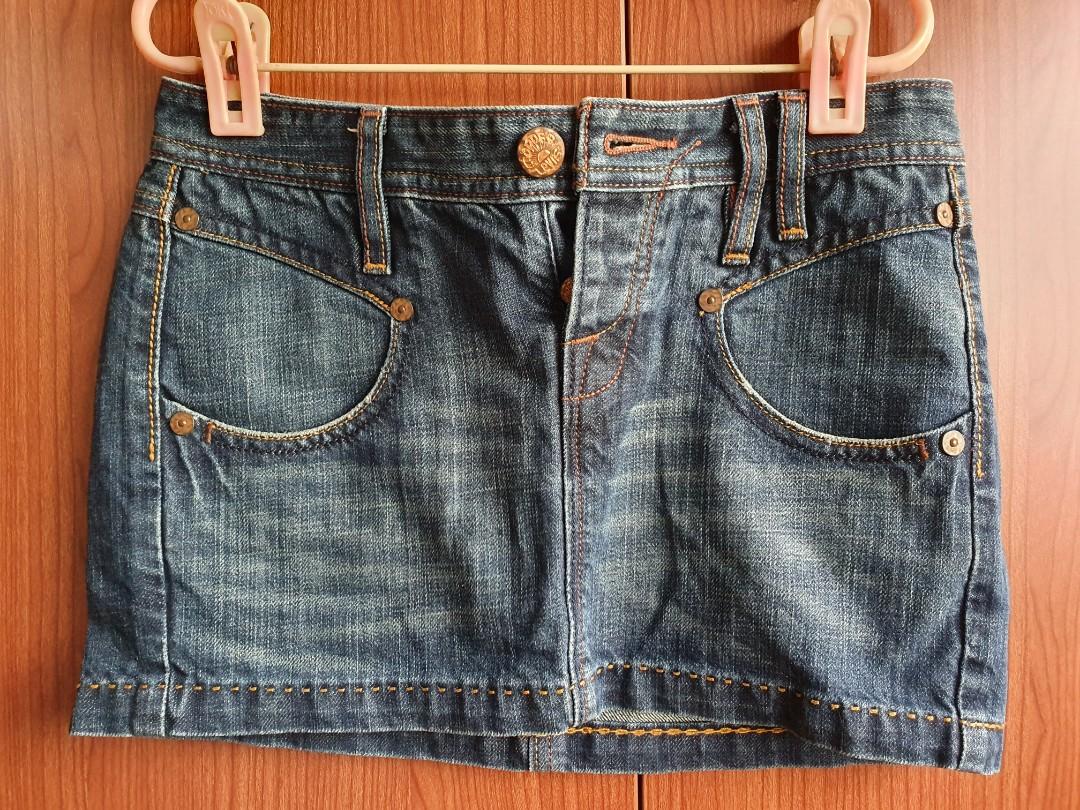 levis jeans skirt