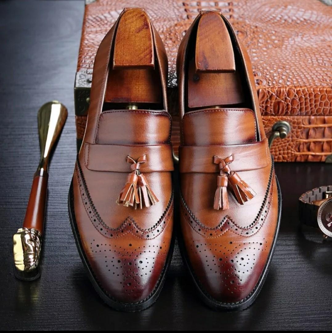 Red smart shoes on sale