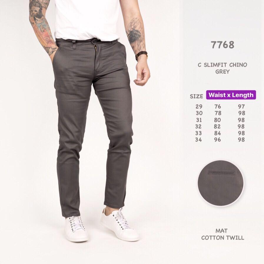 grey chinos men's style