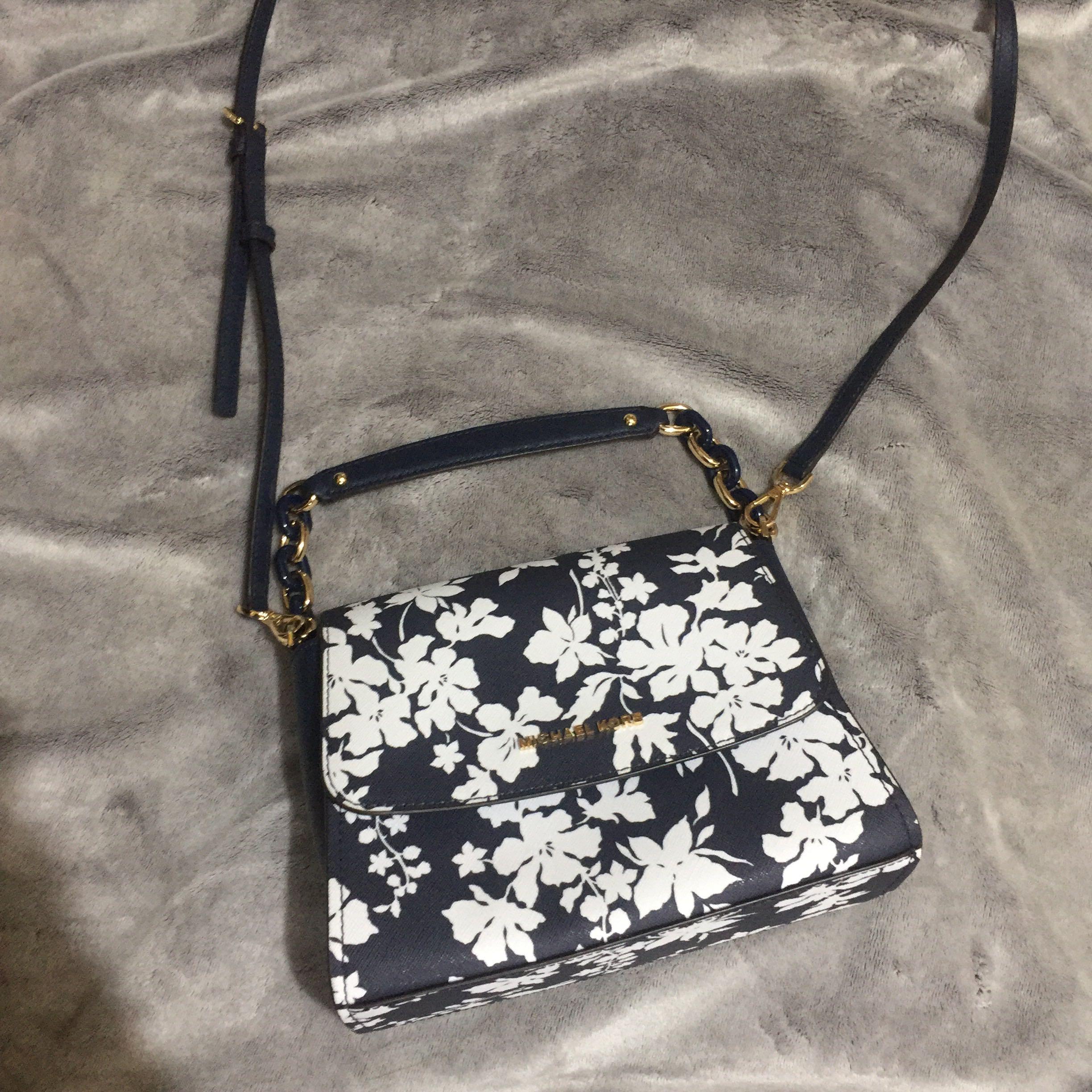 Michael kors purse floral on sale