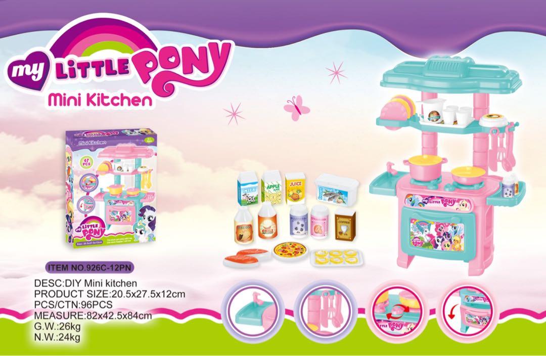 my little pony kitchen set