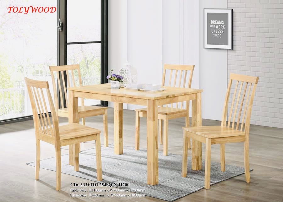 Muji Inspired Classic Dining Set Furniture Tables Chairs On Carousell