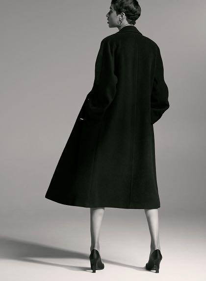 black slouch coat