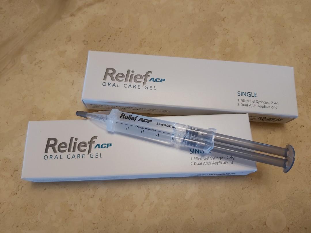 Philip's Relief ACP Oral Care Gel Single x 2 Packs (each has 1 Filled