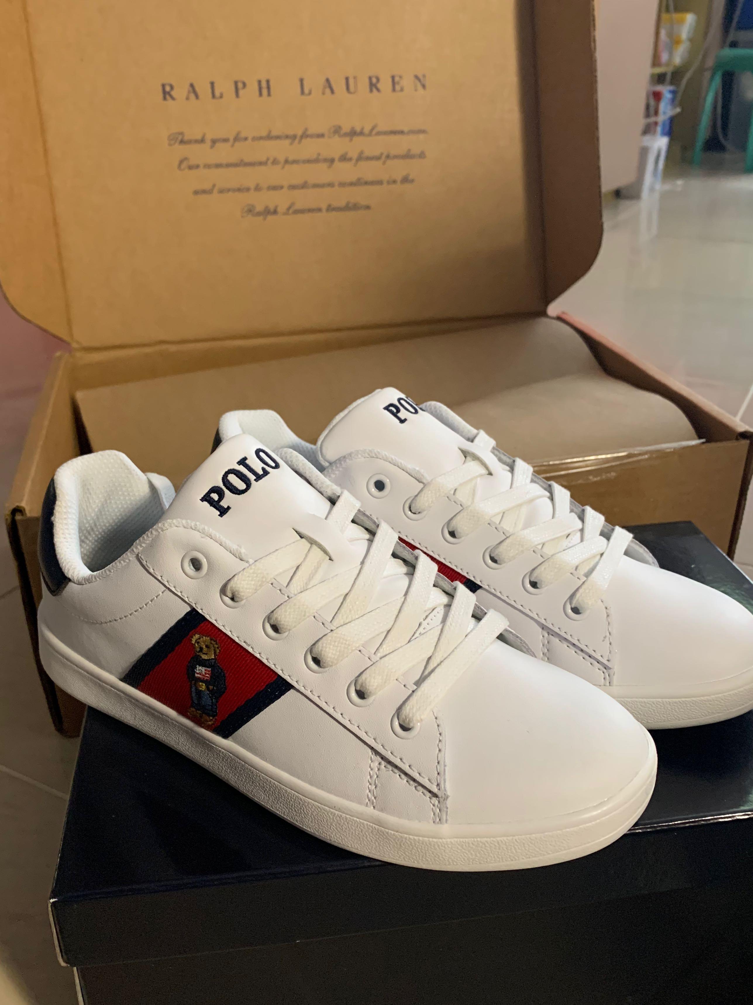 polo ralph lauren quilton trainers