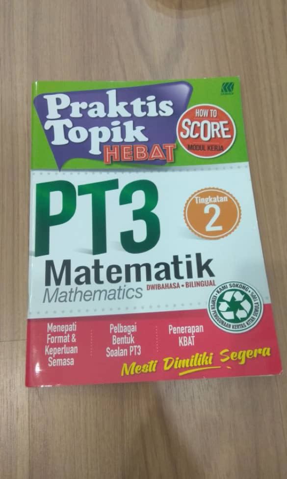 Praktis Topik Hebat Pt3 Matematik Mathematics Tingkatan 2 Kssm Hobbies Toys Books Magazines Textbooks On Carousell