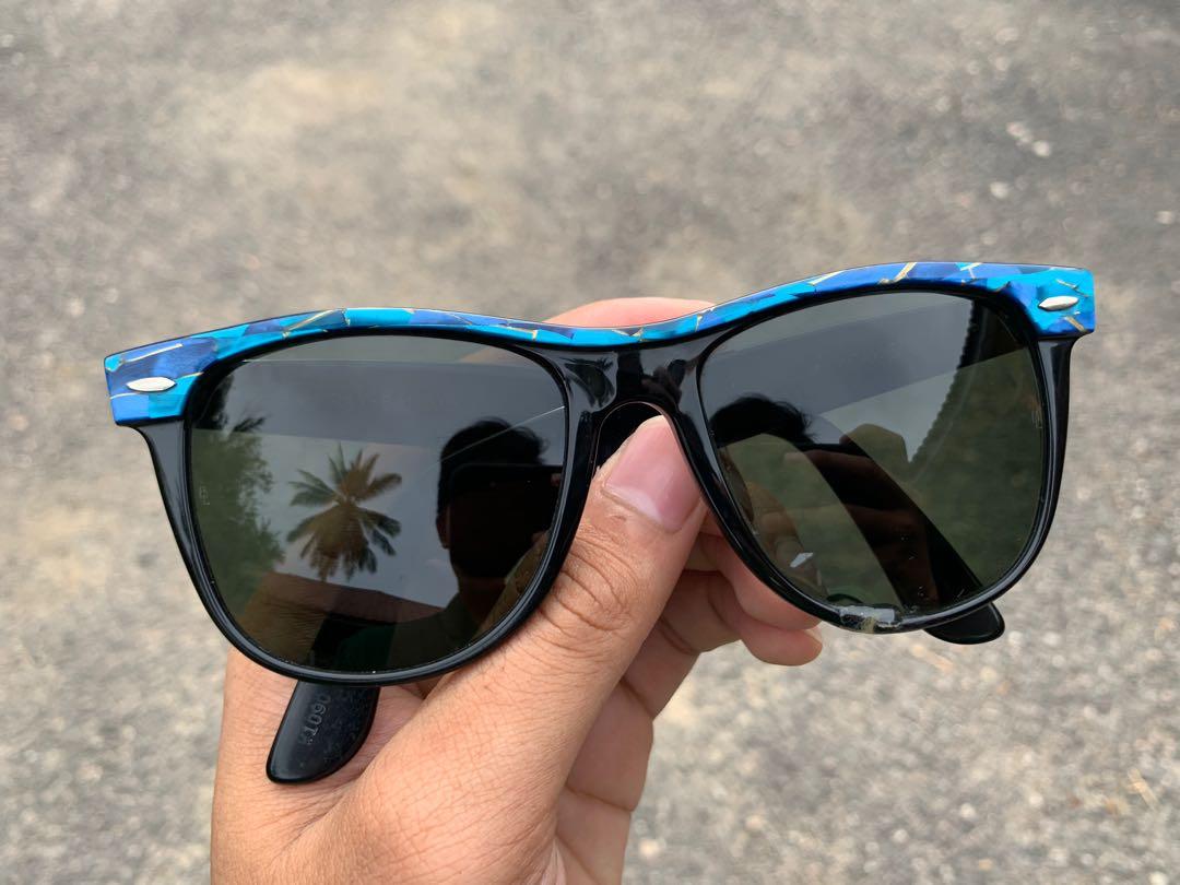 Rayban BL USA Wayfarer II Mosaic Blue