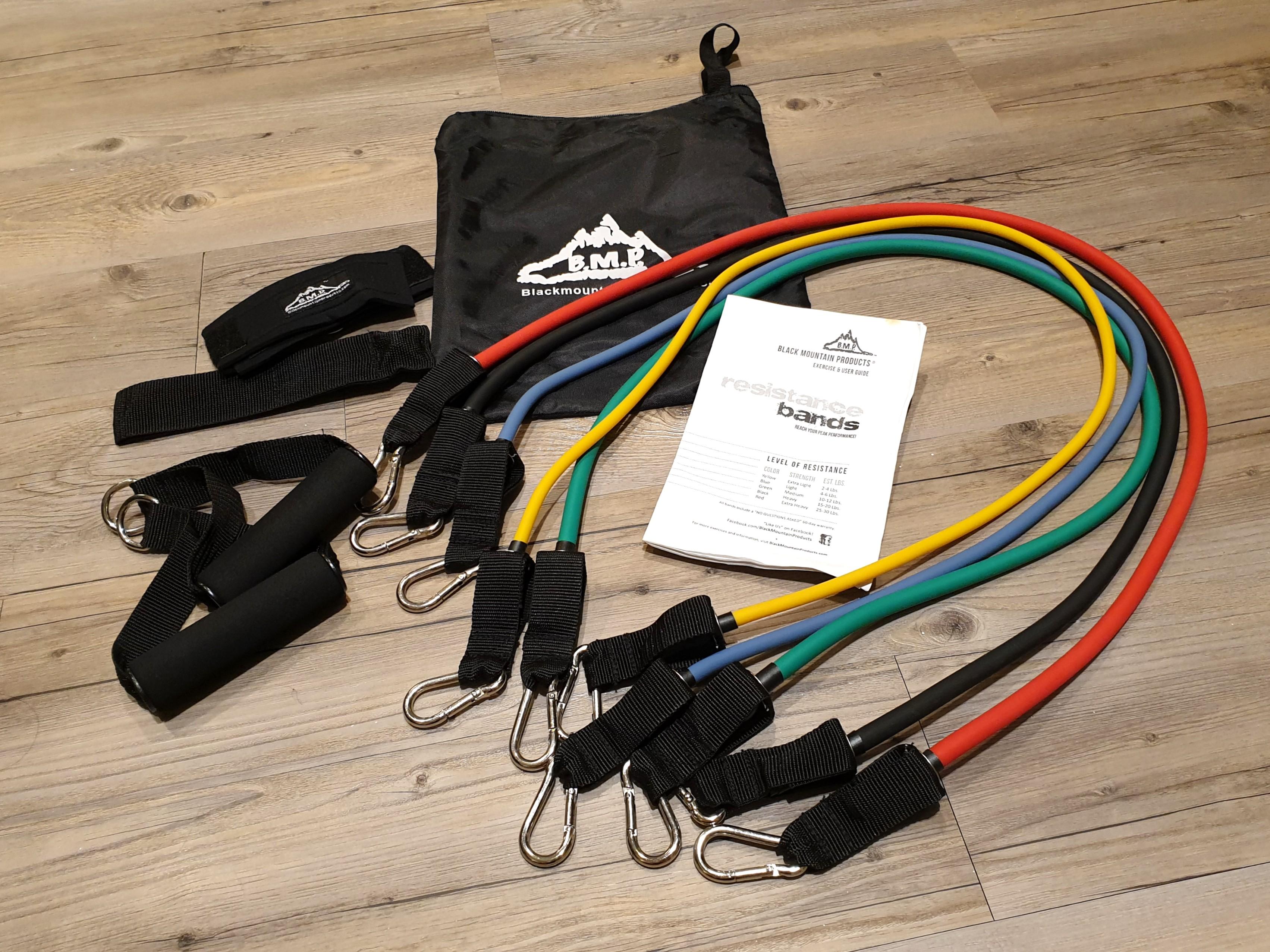 Black mountain products resistance deals band set