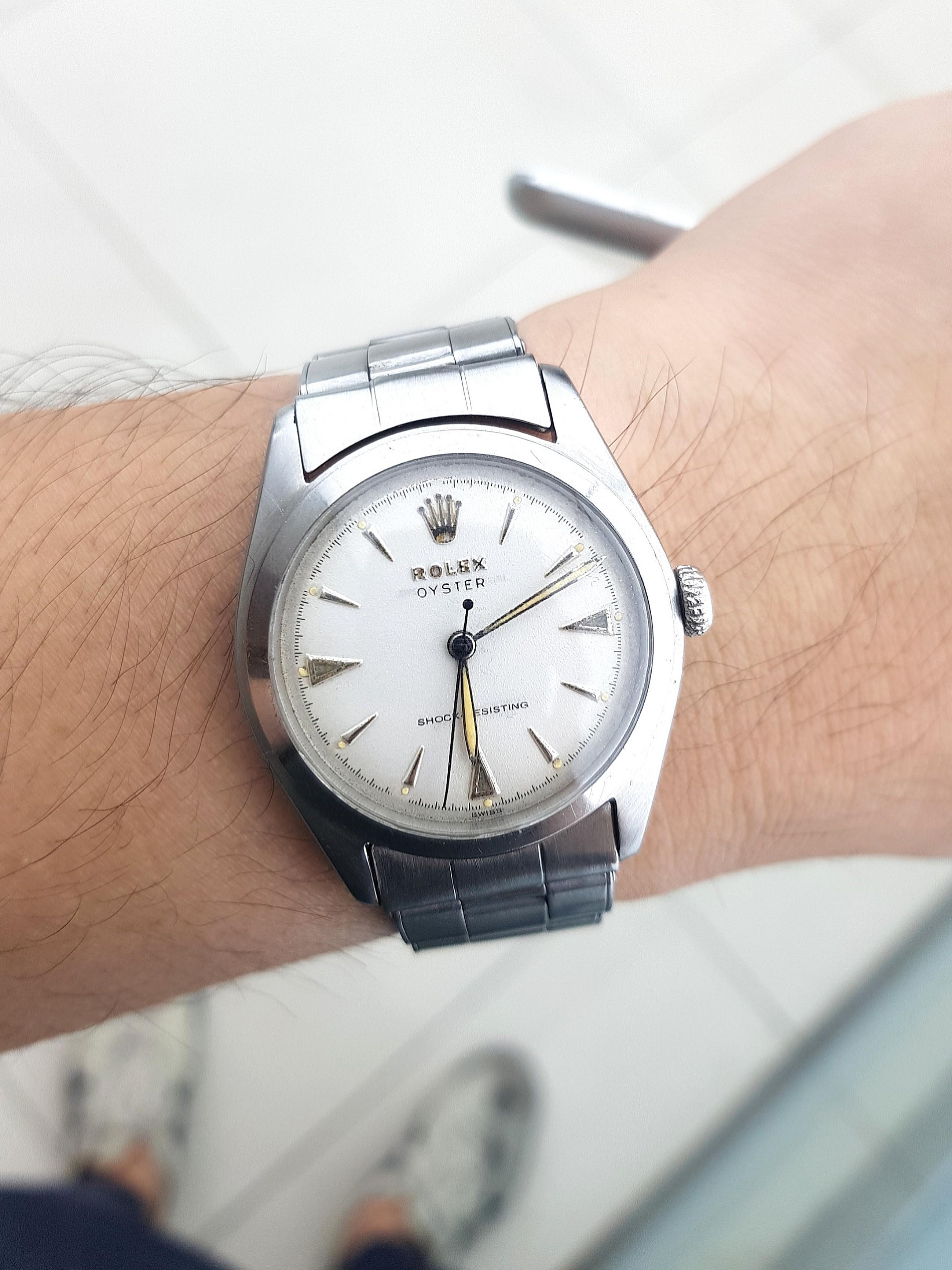 rolex semi bubbleback