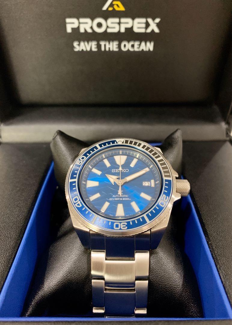 Seiko Samurai Save the Ocean (The Great White Shark) SRPD23K1, Men's  Fashion, Watches & Accessories, Watches on Carousell