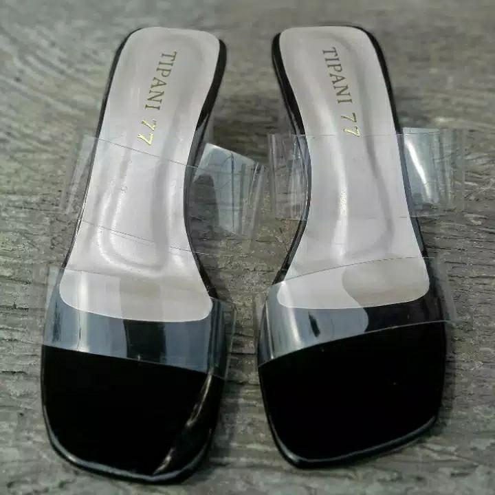 Sendal Hak Tahu Kaca Cinderella Fesyen Wanita Sepatu Di Carousell