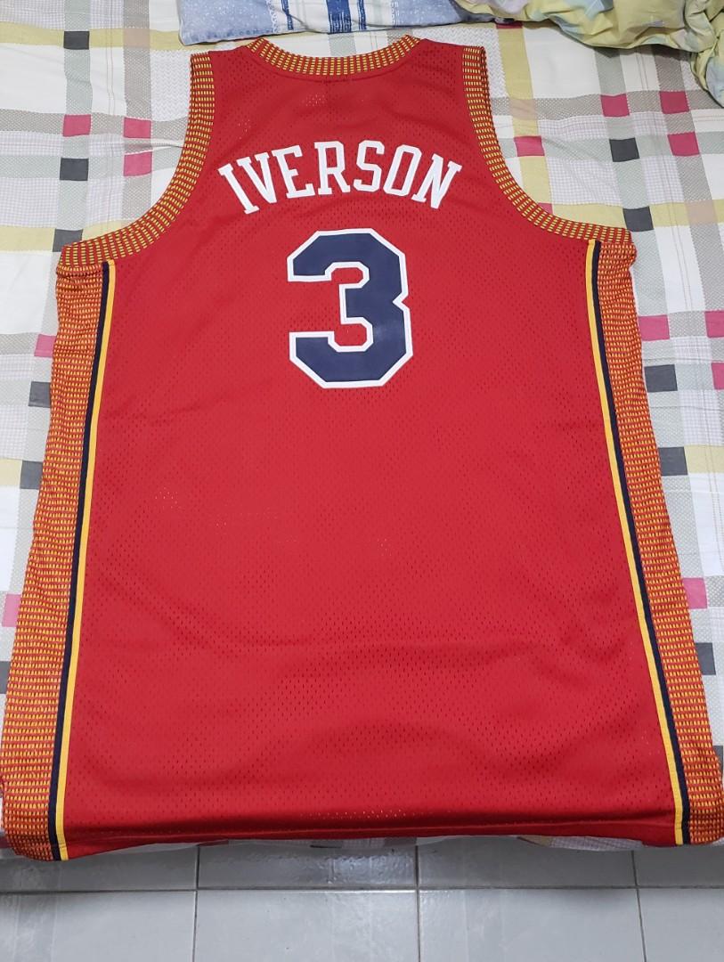 Syracuse Nationals Allen Iverson 76ers VTG HWC Reebok Swingman