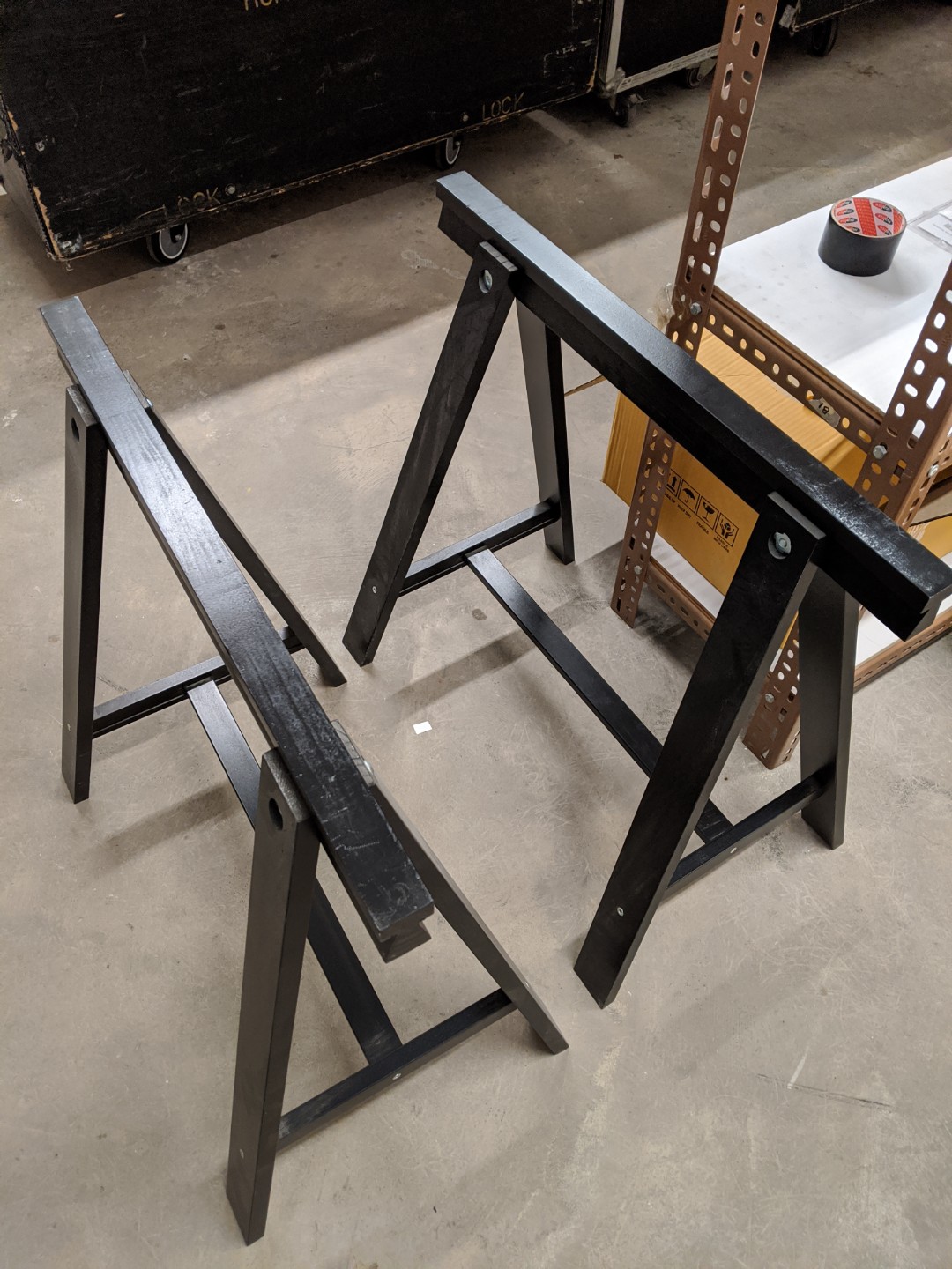 4 x Table trestle legs IKEA ODDVALD, Furniture & Home Living, Furniture