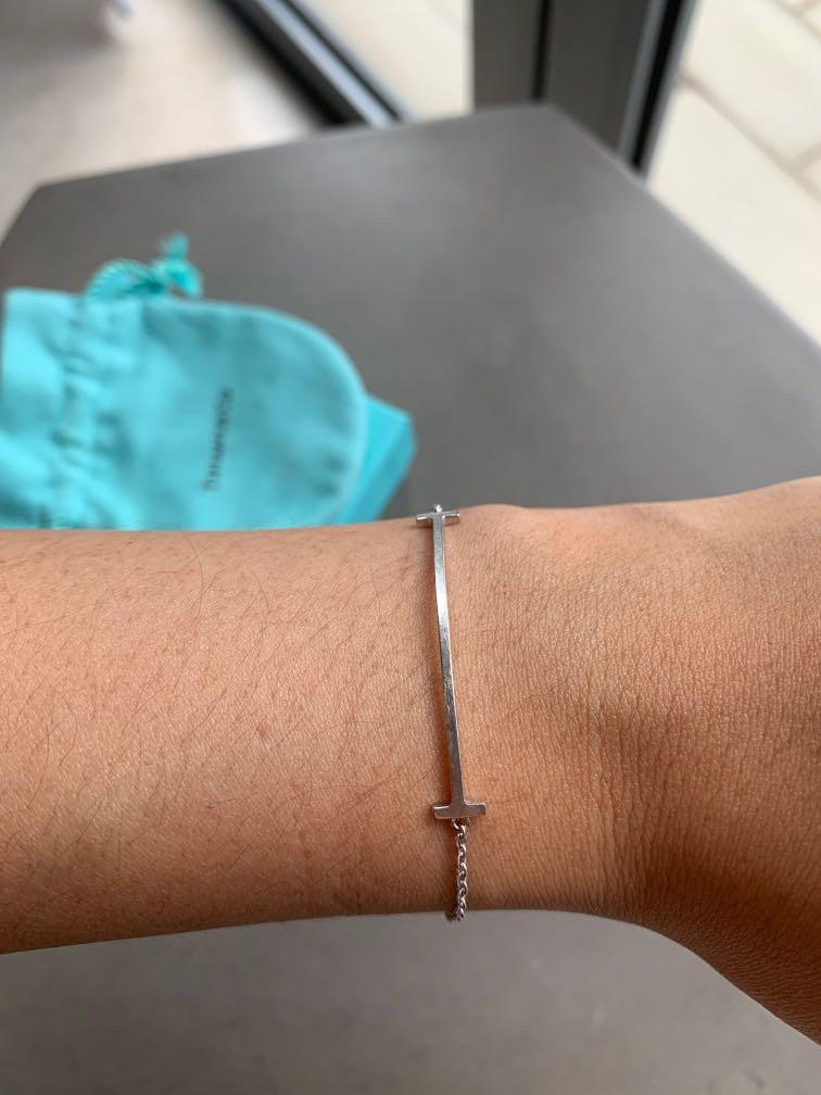 Tiffany smile sales bracelet silver
