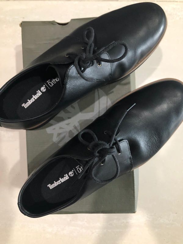 Timberland black men work shoes, Men's 