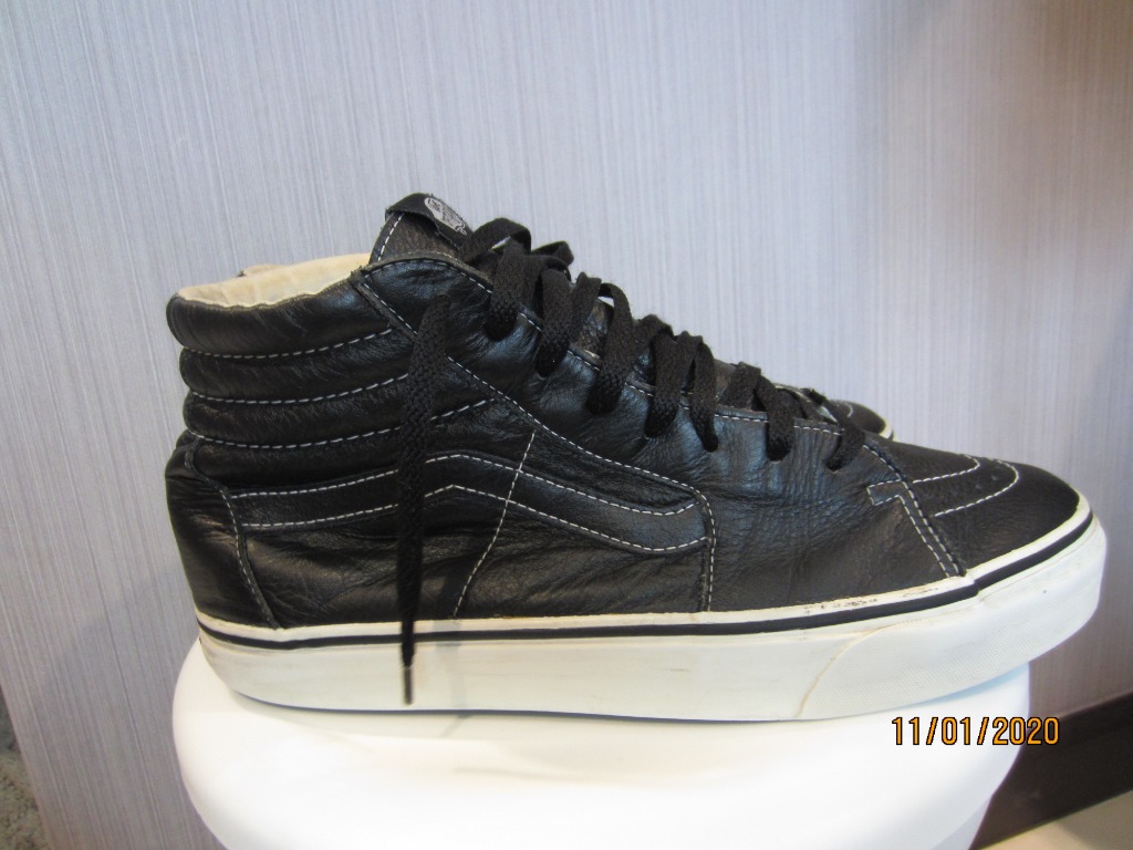 vans high cut leather