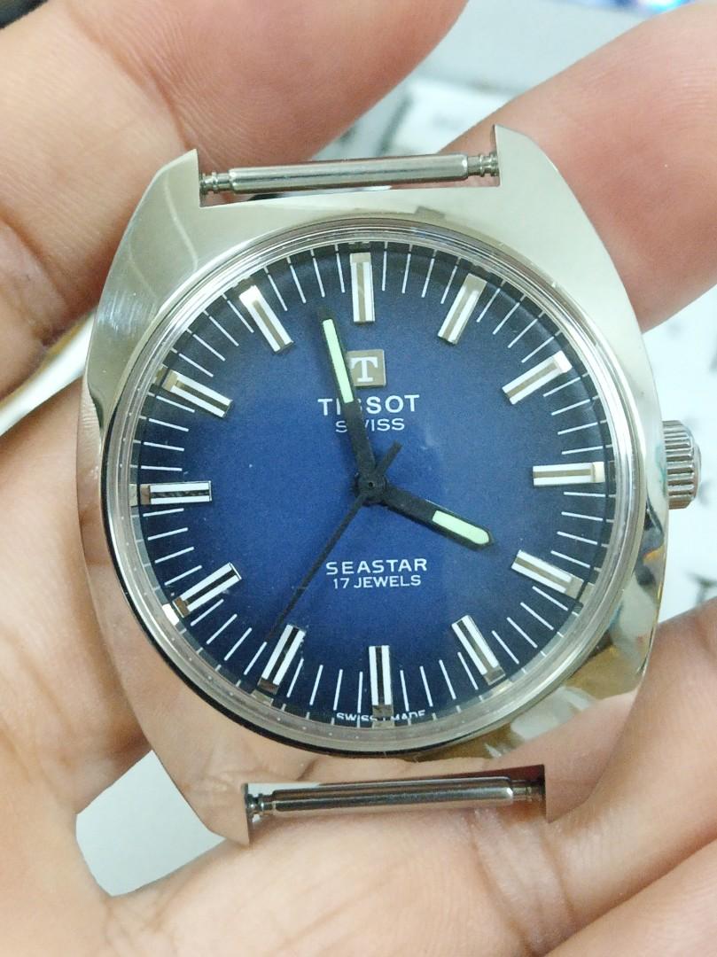 Vintage Tissot seastar manual wind watch NOS Men s Fashion