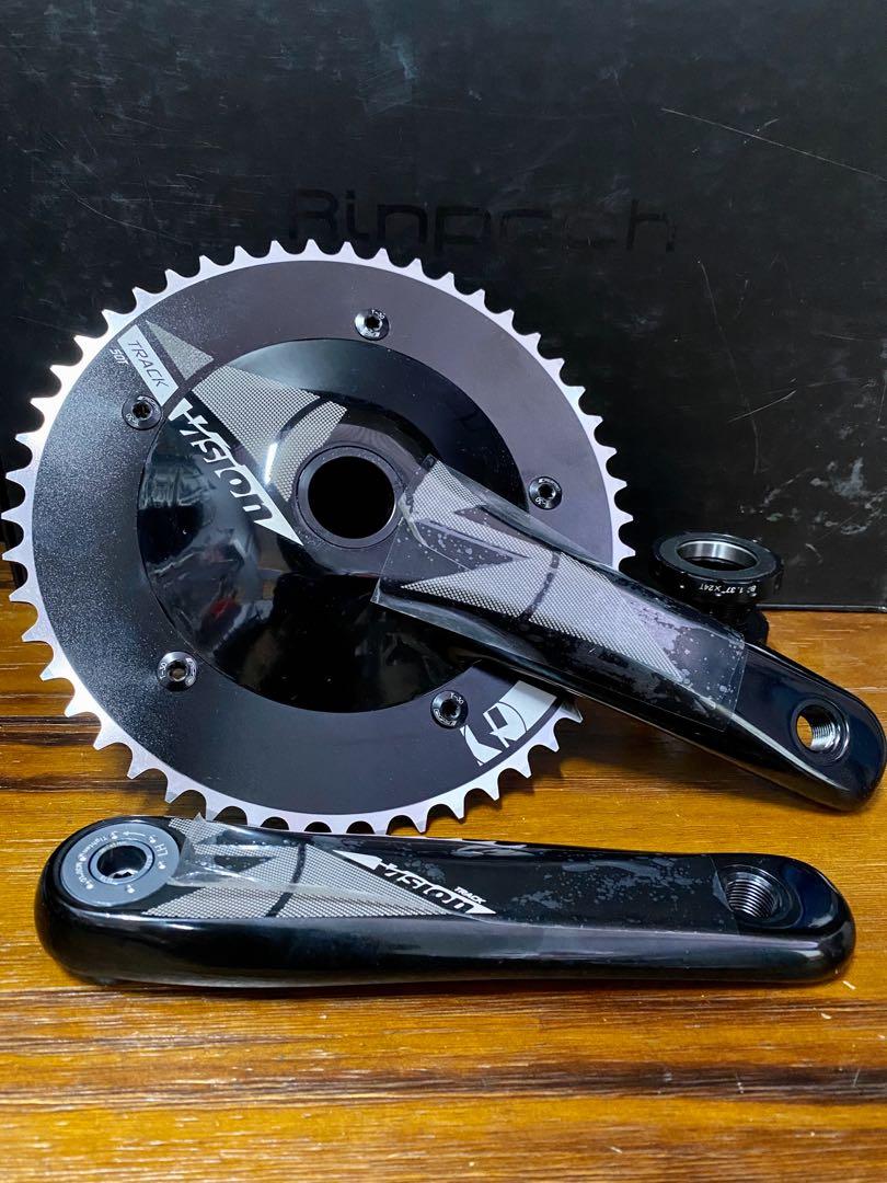 Vision Track Crankset, Sports Equipment, Bicycles  Parts, Bicycles on  Carousell