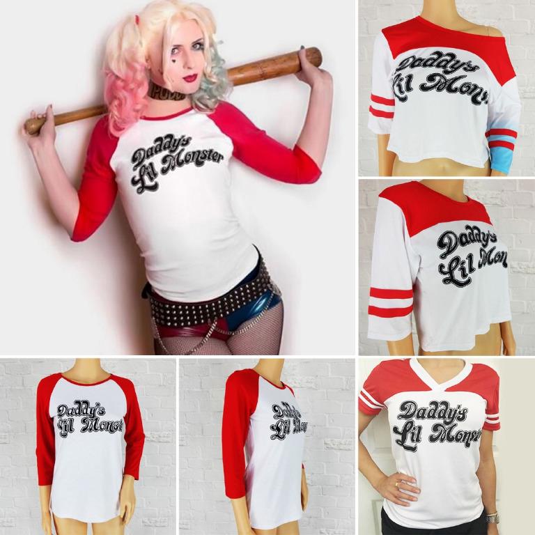 Harley quinn t shirt costume top