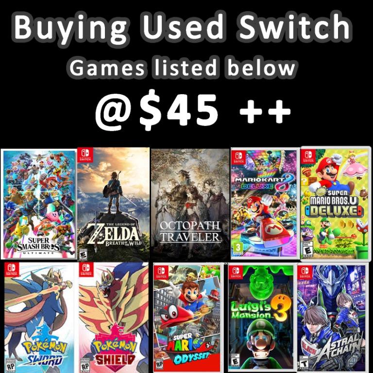 Can i buy used switch games new arrivals