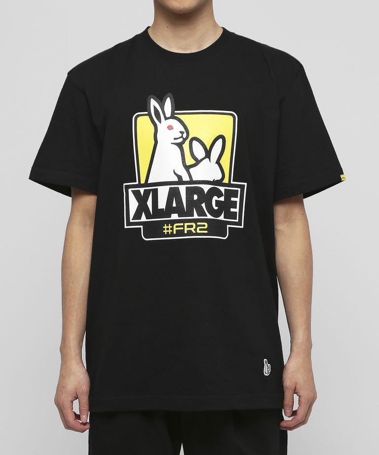 XLARGE Collaboration with ＃FR2 Fxxk Icon T-shirt