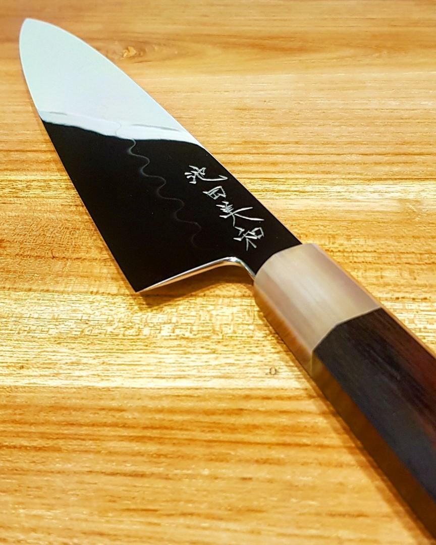 Yoshikazu Ikeda honyaki gyuto 240mm, Furniture & Home Living