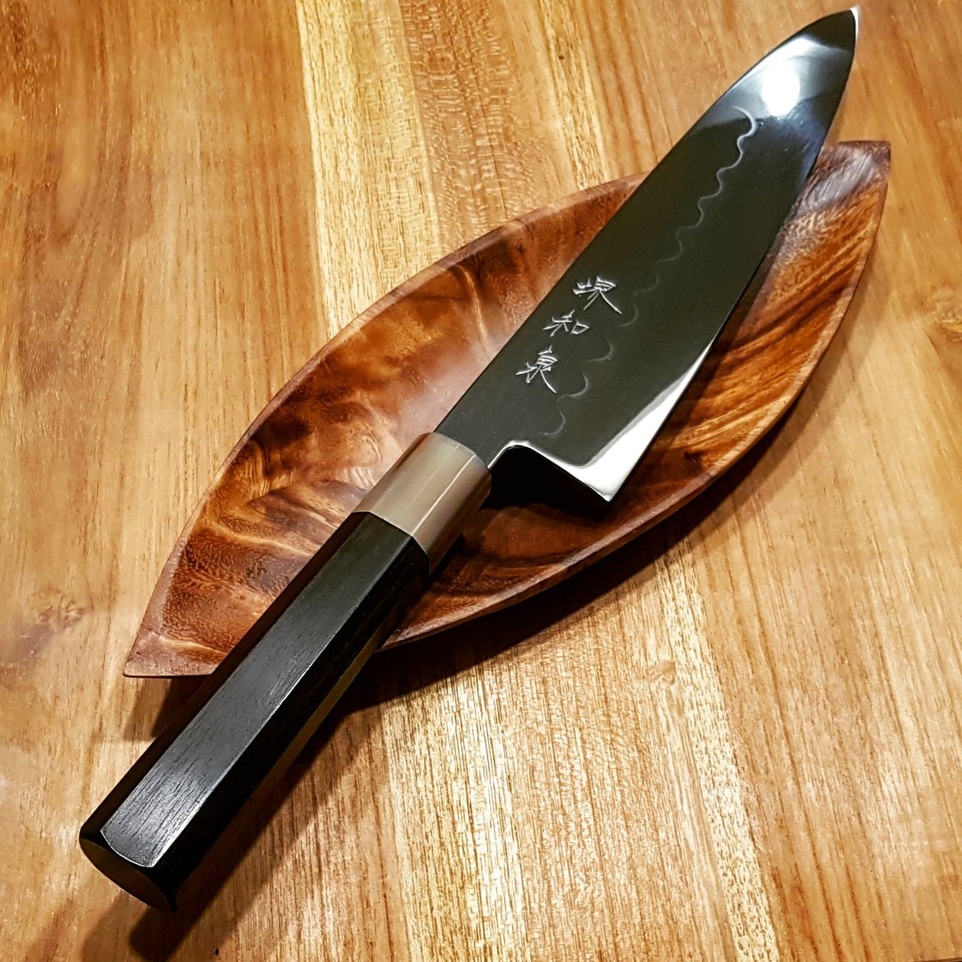 Yoshikazu Ikeda honyaki gyuto 240mm, Furniture & Home Living