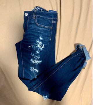 New American Eagle ripped jeans