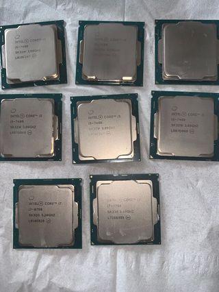 Intel Core i7-8700, i7-7700 and i5-7400 Processor
