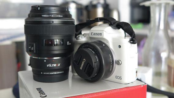 Canon M50 + 22mm STM + Yongnuo 85mm
