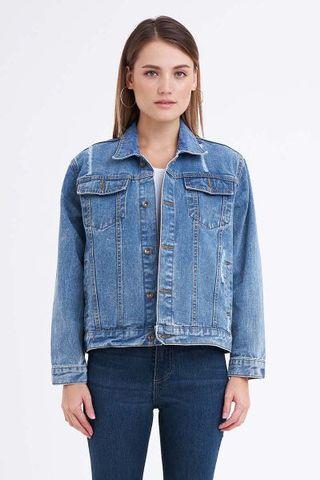 Ripped Denim Jacket