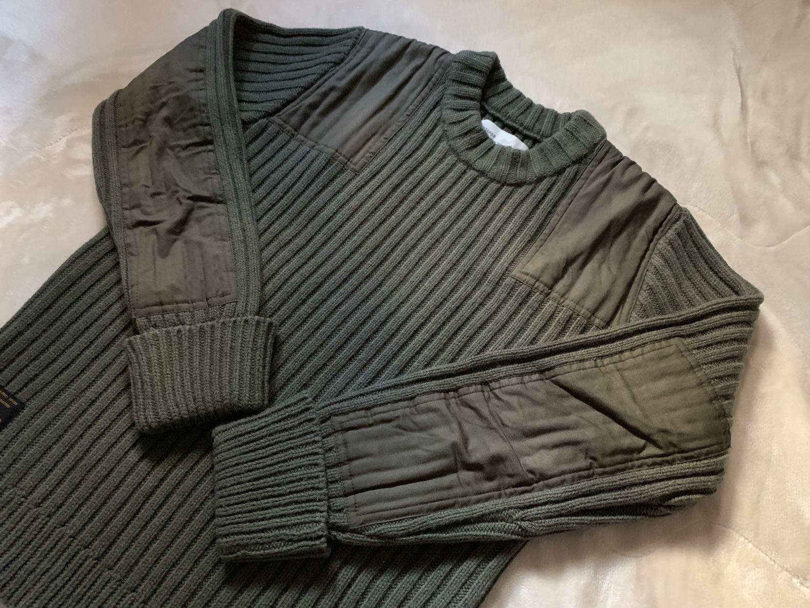 罕有新品同樣Wtaps Commander knit Olive size 1, 男裝, 外套及戶外