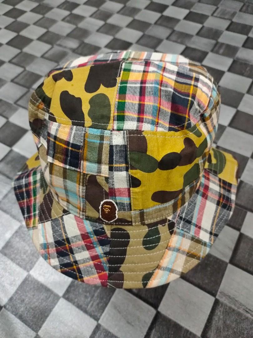 A Bathing Ape Patchwork Bucket Hat, Men 