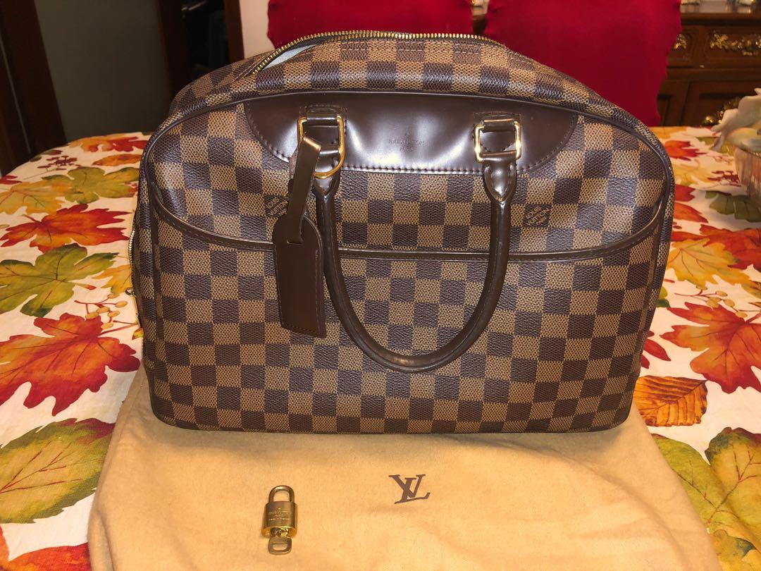 Louis Vuitton Damier Ebene Deauville. Made in France. Date code: MB0072,  Luxury, Bags & Wallets on Carousell