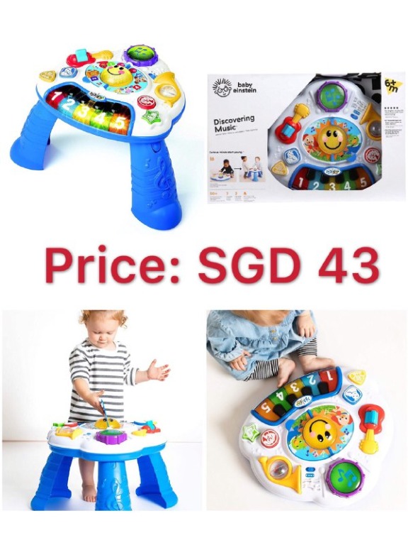 baby einstein discovering music activity table