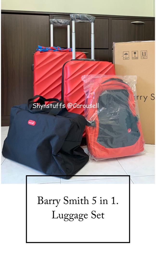 barry smith 5 in 1 luggage set