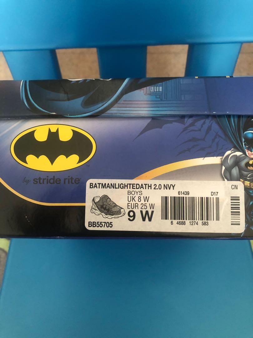 Stride rite batman shoes hot sale