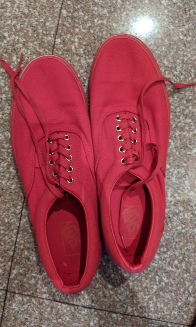 blood red vans