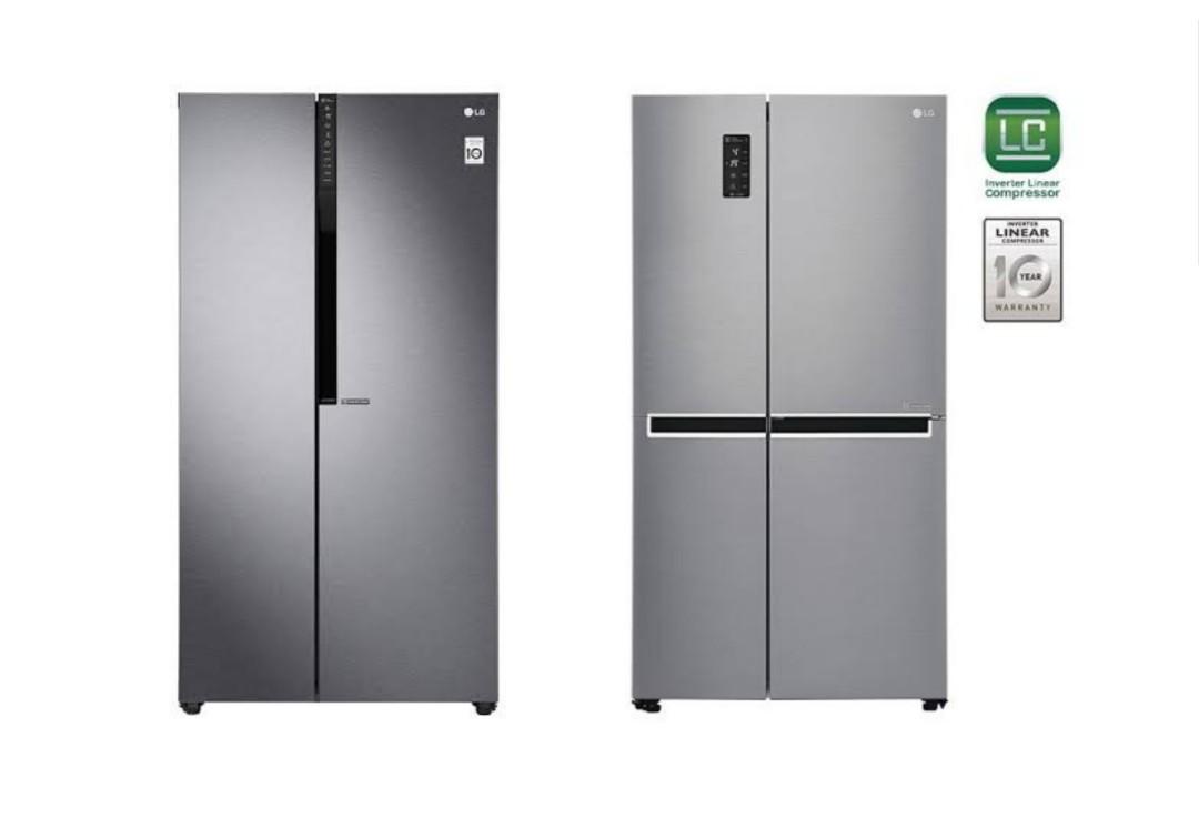 Brand new LG Side by Side, 2 door inverter no frost Refrigerator GR