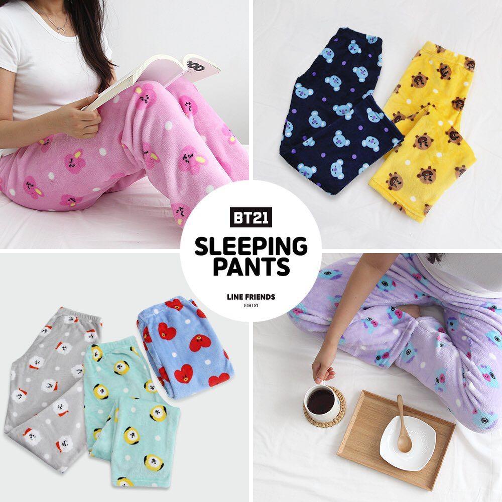 Bt21 sleeping pants sales