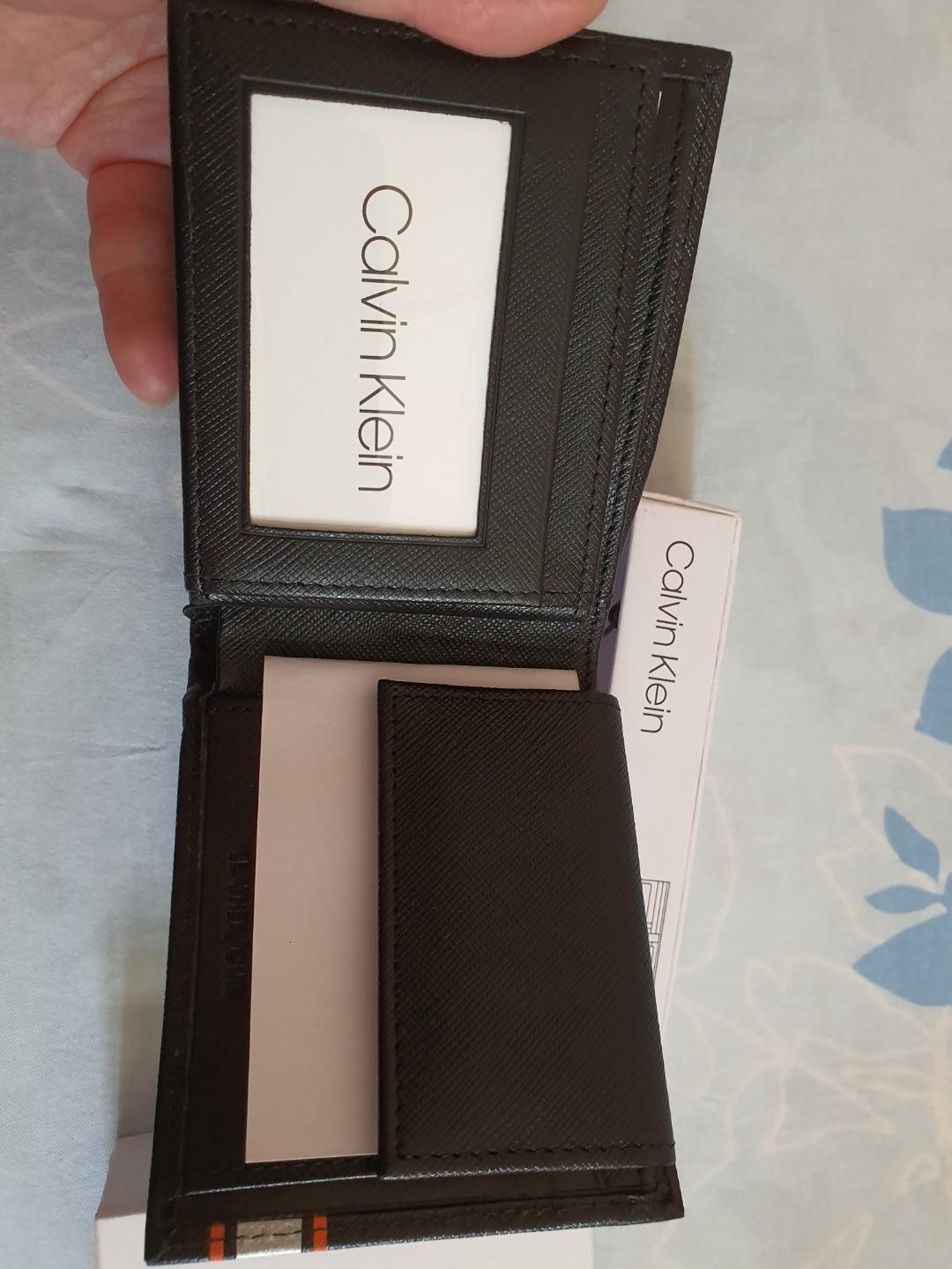 Calvin Klein Men s wallet bifold with coin pocket