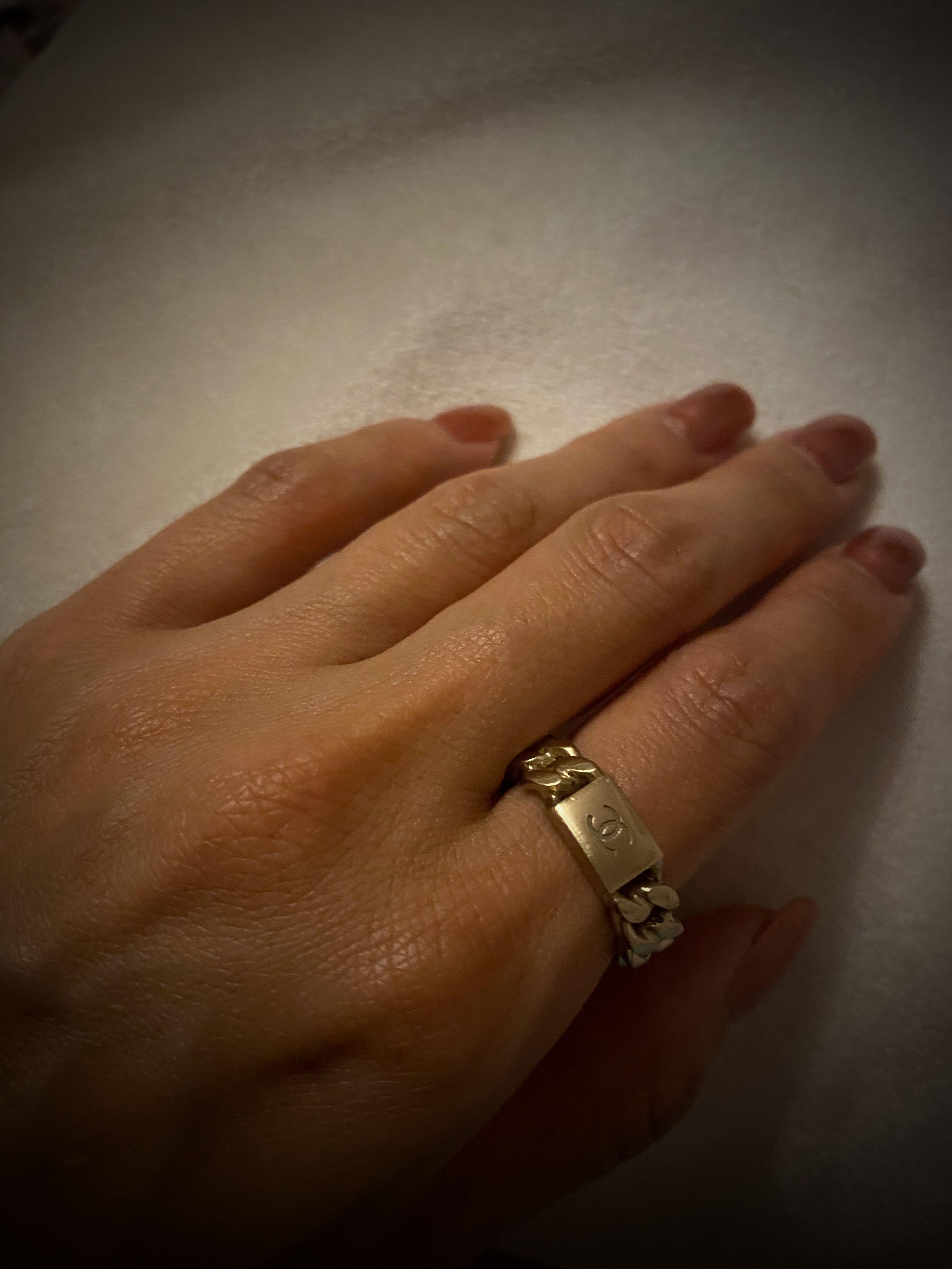 Chanel 香檳金 Ring 戒指 Not Dior Fendi Hermes Tiffany Cartier