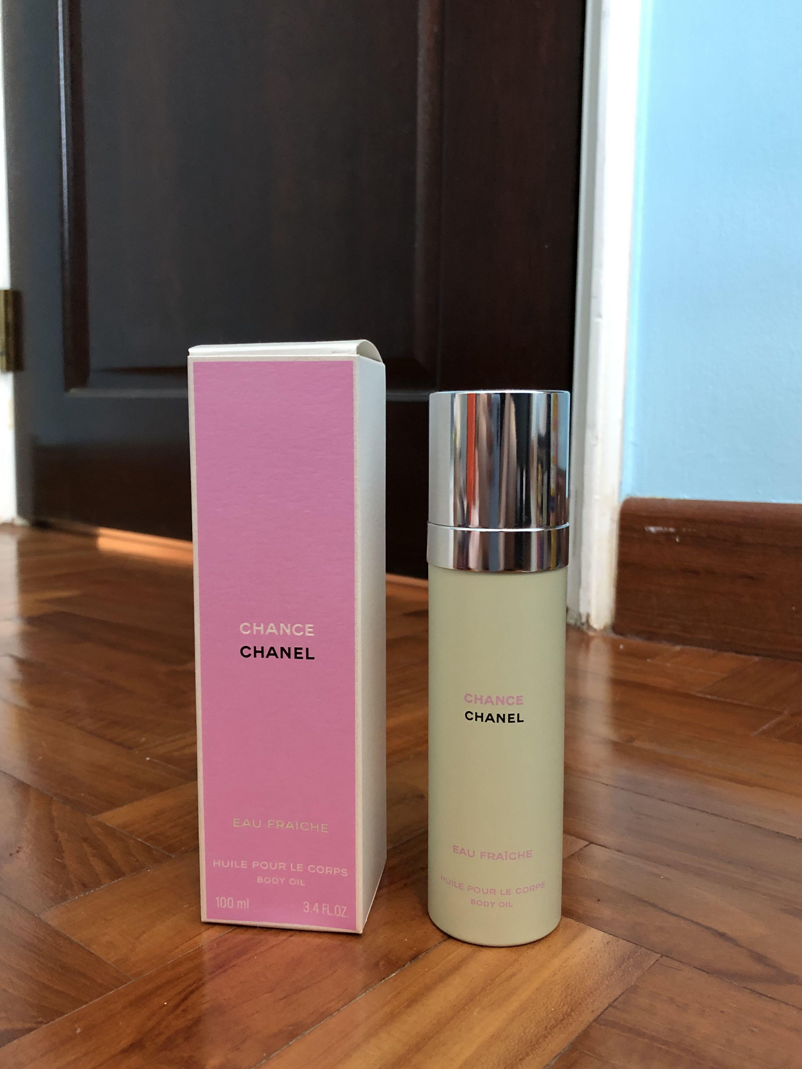Chanel Chance Body Oil, Beauty & Personal Care, Bath & Body, Body Care on  Carousell