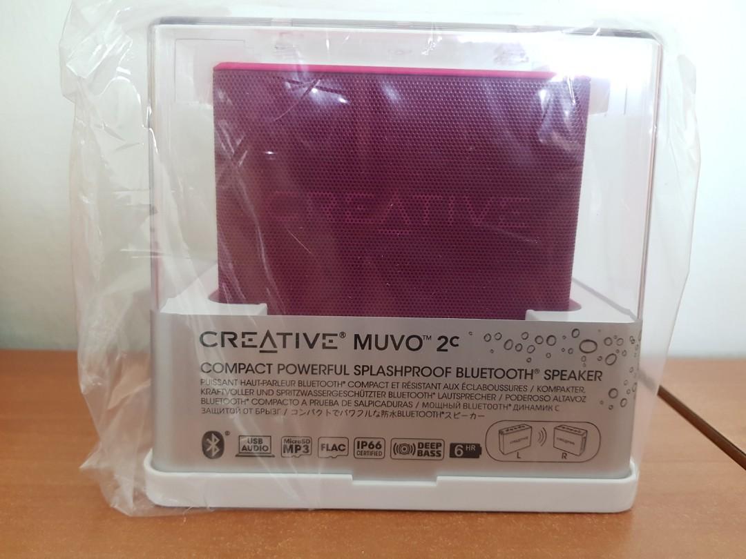 creative muvo 2c portable bluetooth speaker