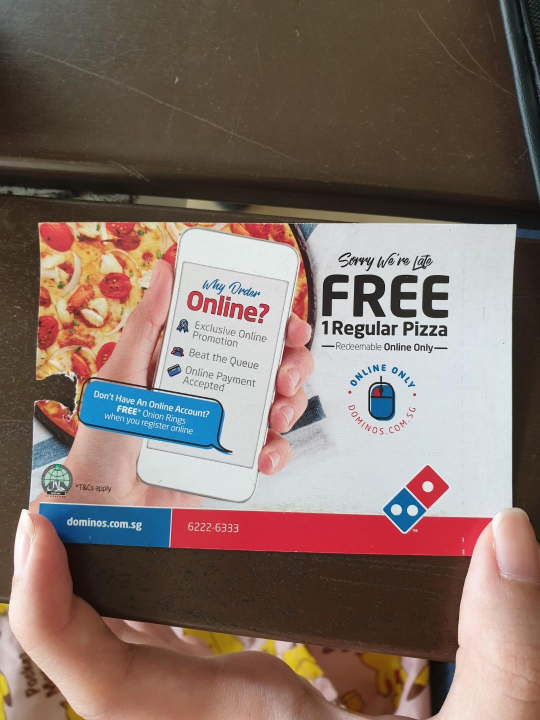Domino Pizza Free Late Pizza Coupon, Tickets & Vouchers ...