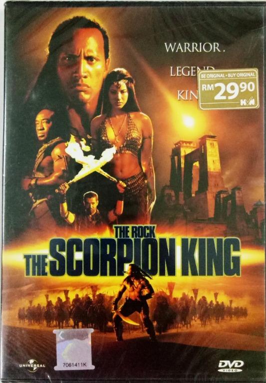 English Movie The Scorpion King DVD The Rock Dwayne Johnson