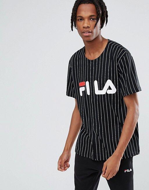 Fila black line top