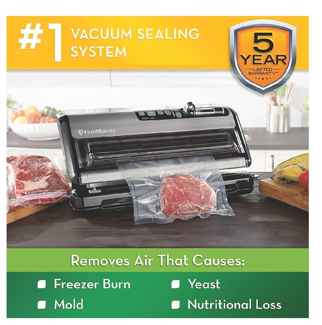 FOODSAVER 2 IN 1 VACUUM SEALING SYSTEM( US PLUG)(AC CONVERTER PROVIDED