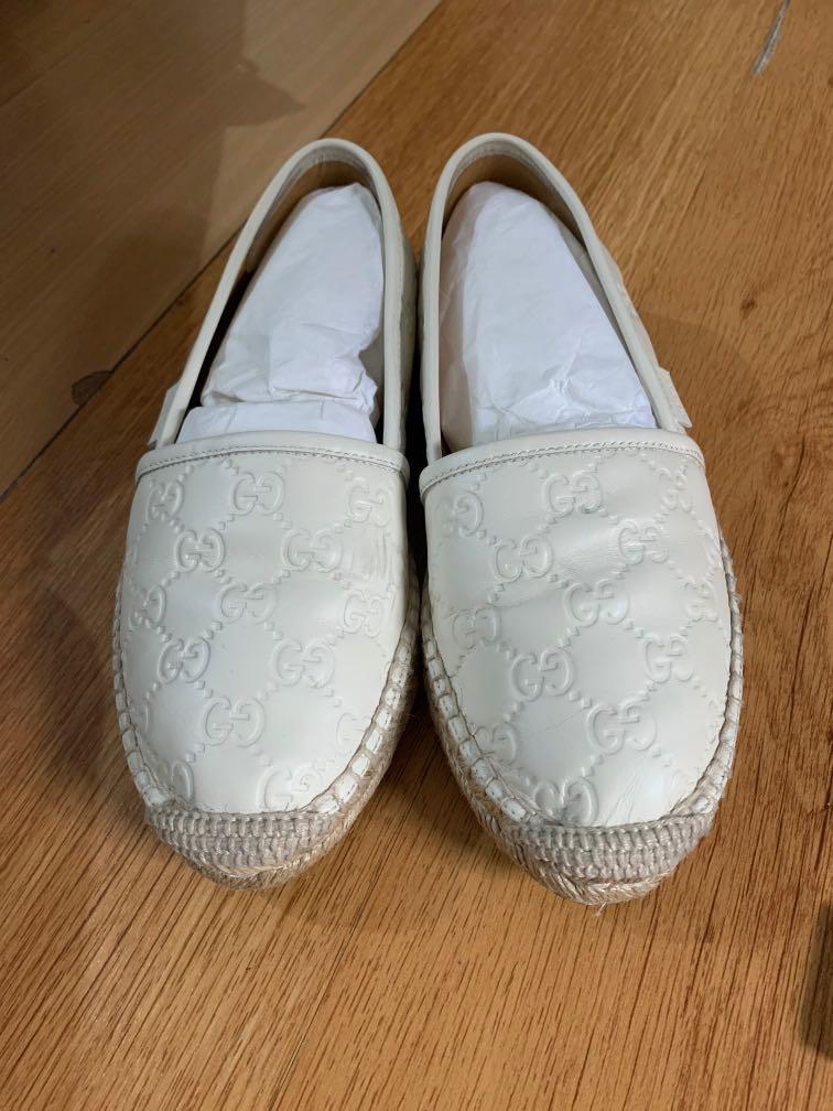 Gucci Leather Espadrilles Women s Fashion Footwear Loafers on Carousell