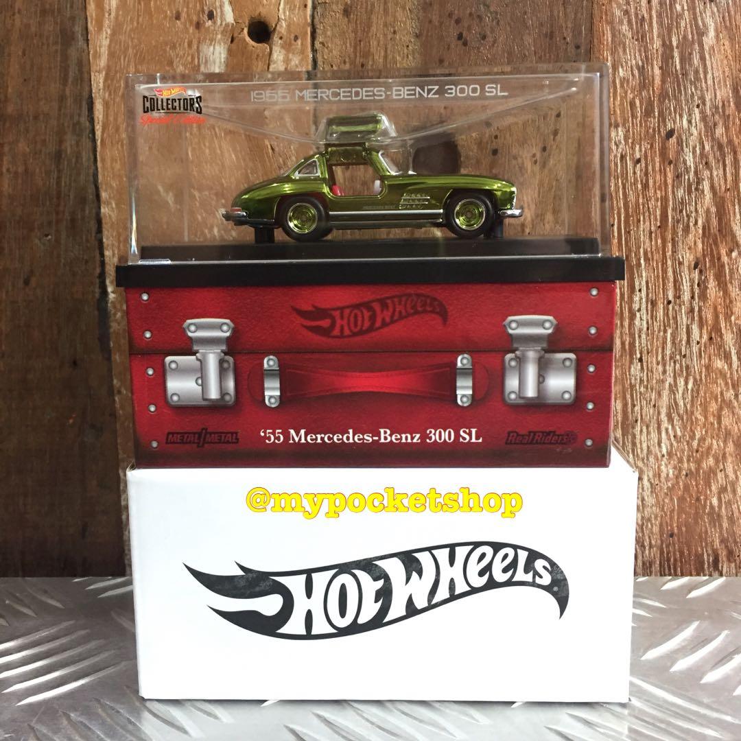 Hot Wheels RLC 1955 Mercedes 300 SL – Chrome – Édition Limitée 2021 – Neuf